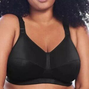 GODDESS Celeste Bra #GD6113BLK Unpadded Cups Wire Free Size 42I NWOT